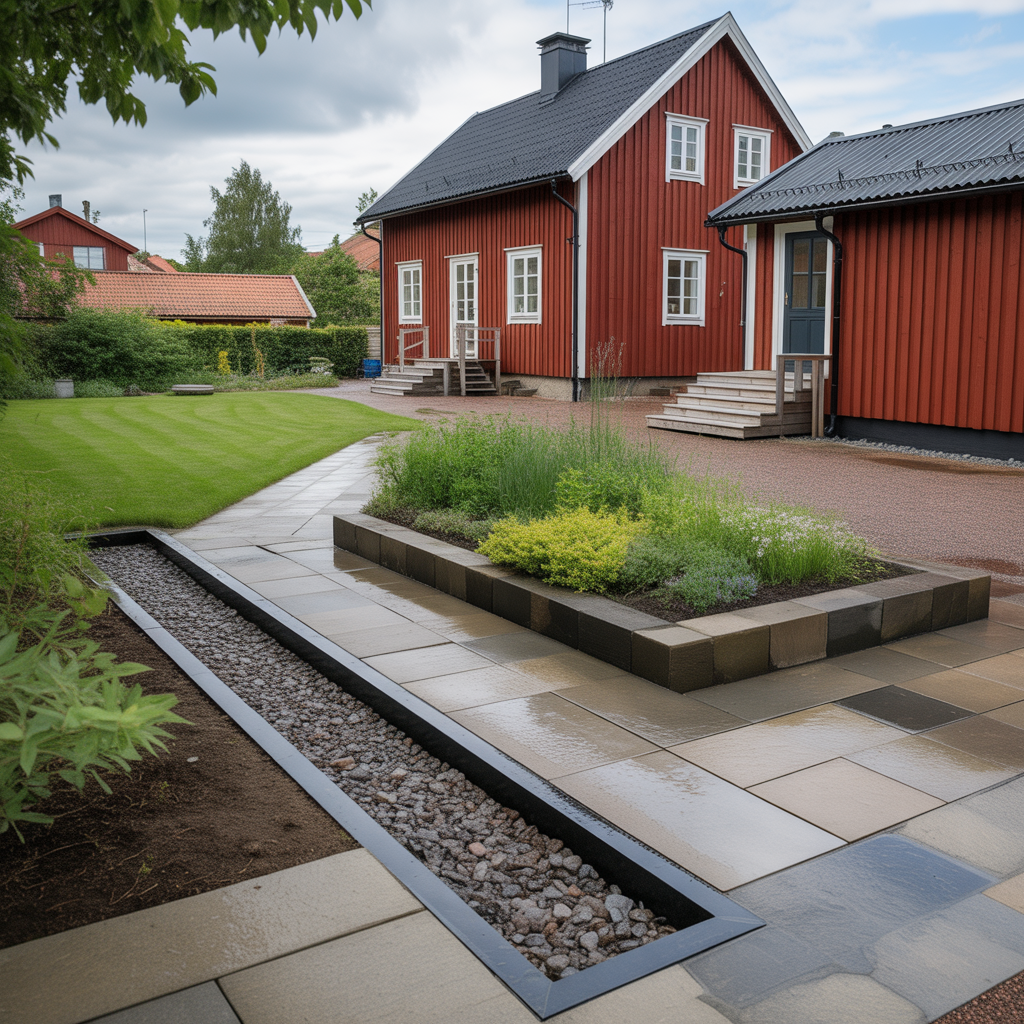 12.Bygg en effektiv losning for att hantera regnvatten pa tomten