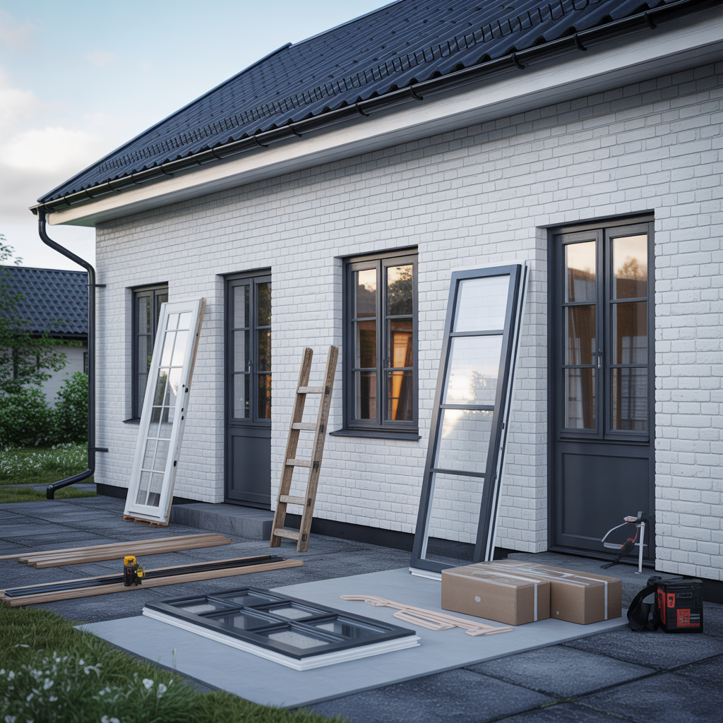 2.Vad kostar det att byta alla dorrar och fonster i huset