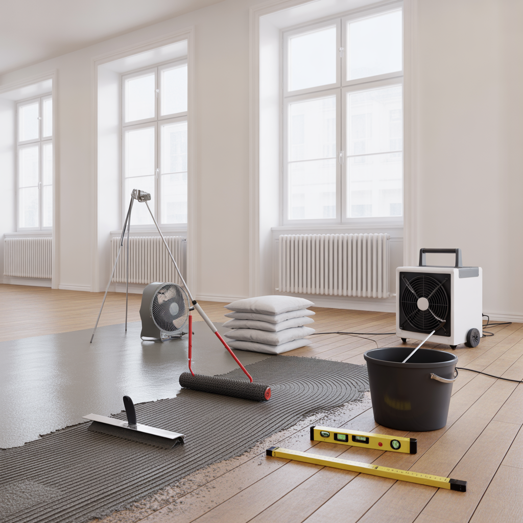 flytspackla betonggolv metoder torktid och kostnad