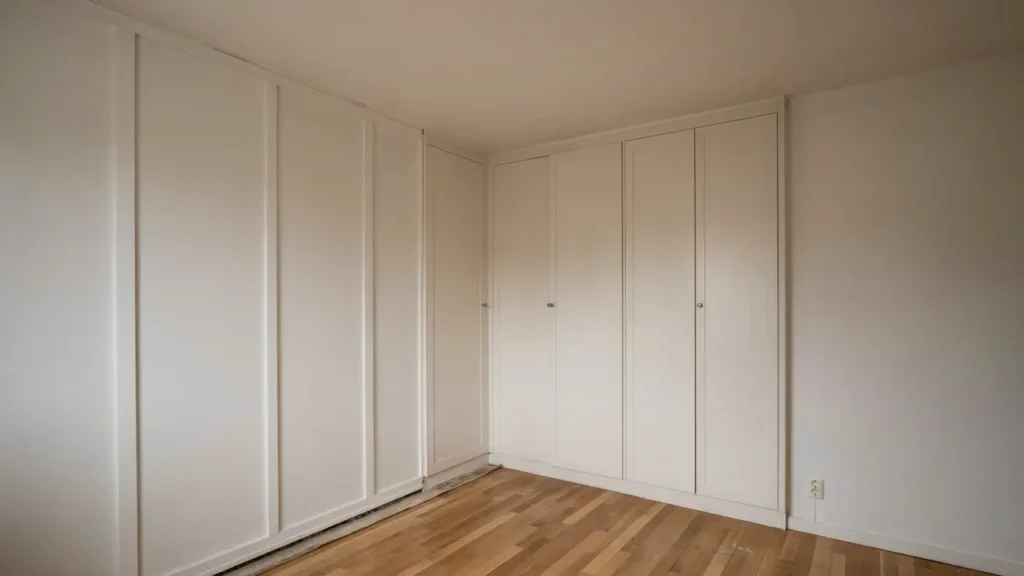 sovrumsrenovering med platsbyggda garderober i g rdet stermalm